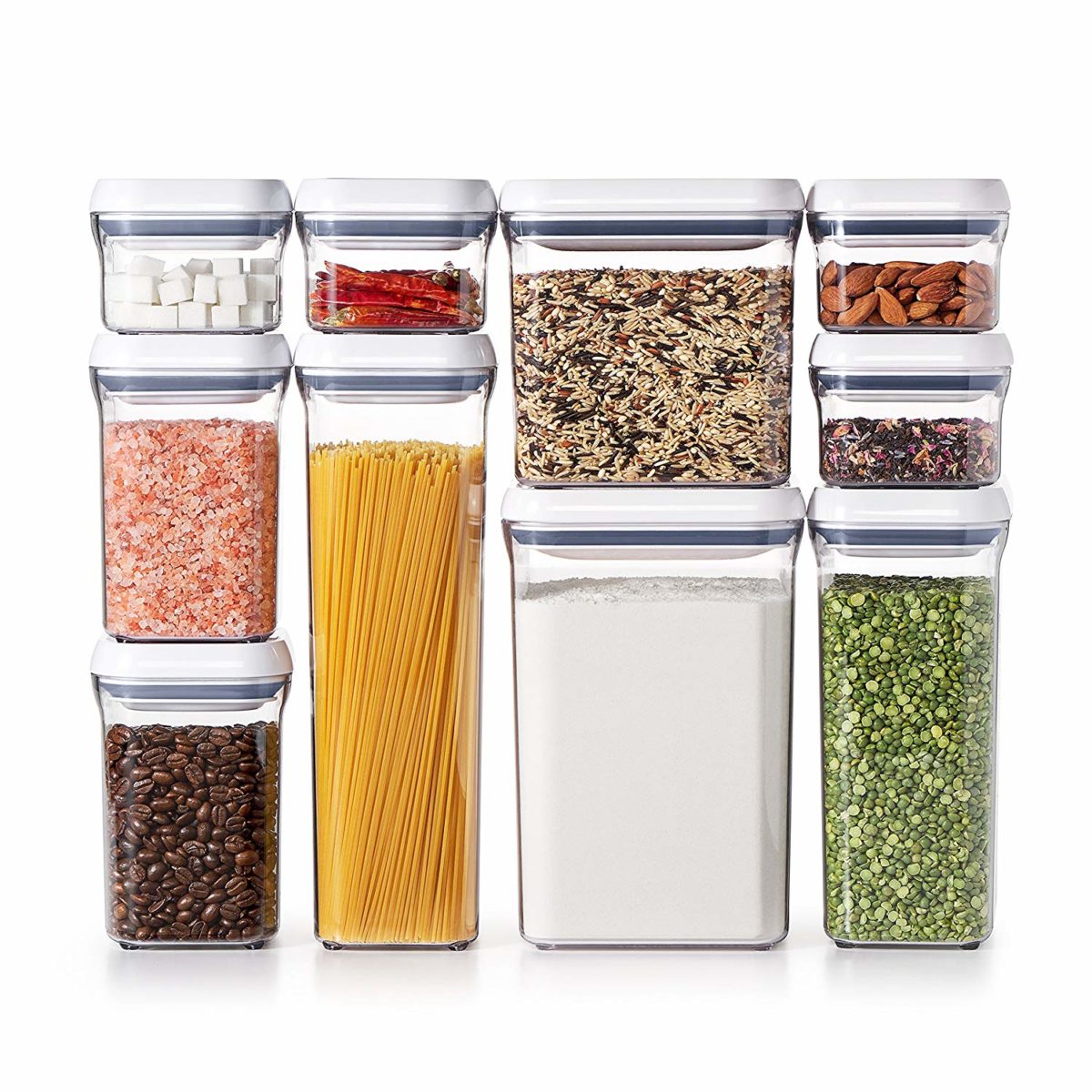 Airtight food storage: OXO POP containers 