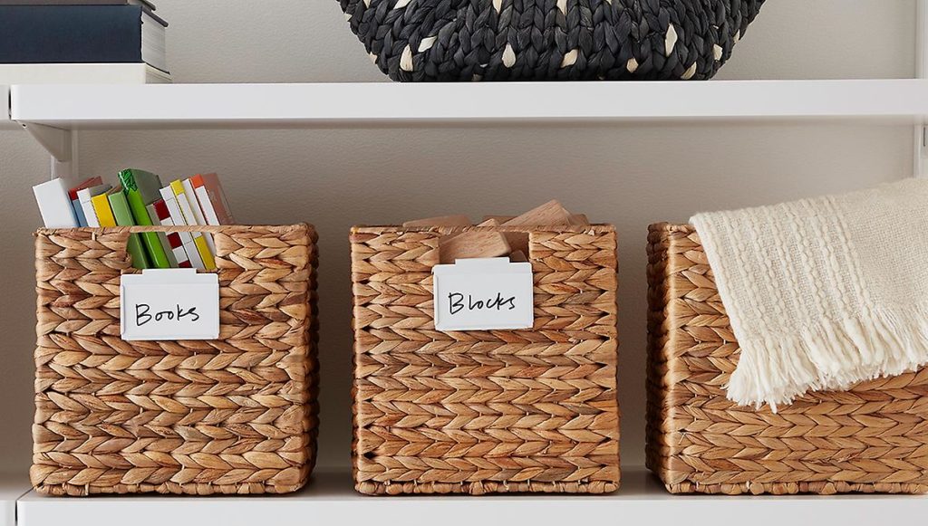 Water Hyacinth Storage Bins with Handles