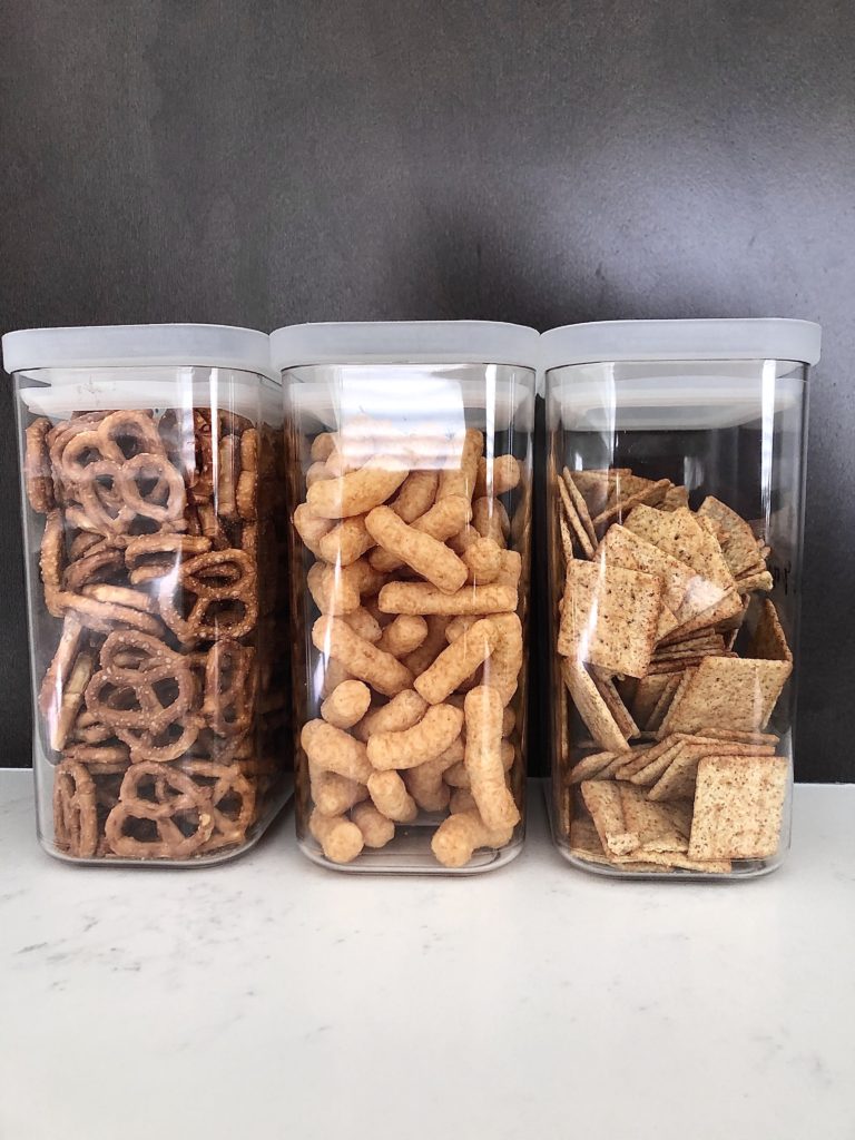 Organized snacks