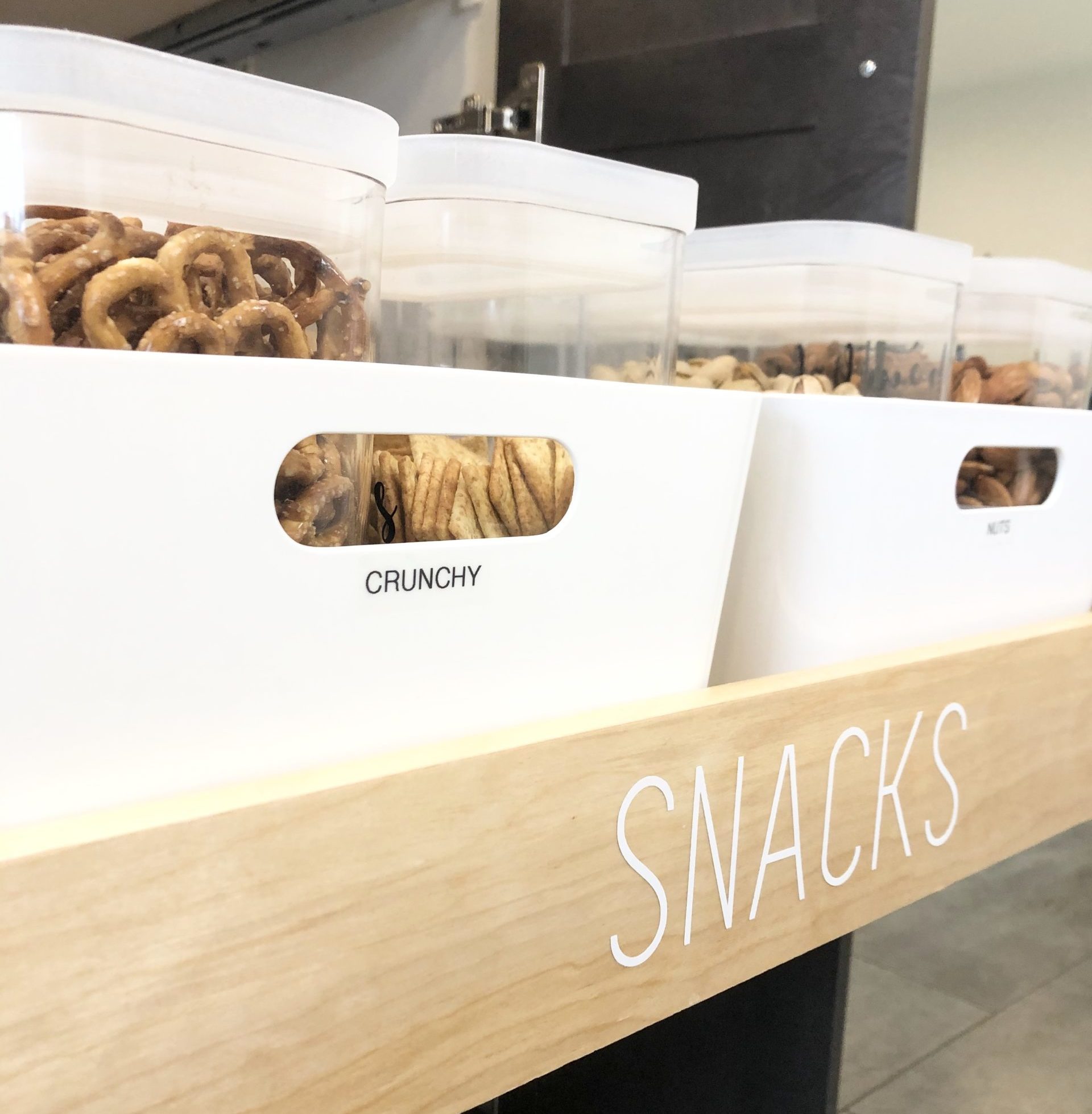 Organized snacks