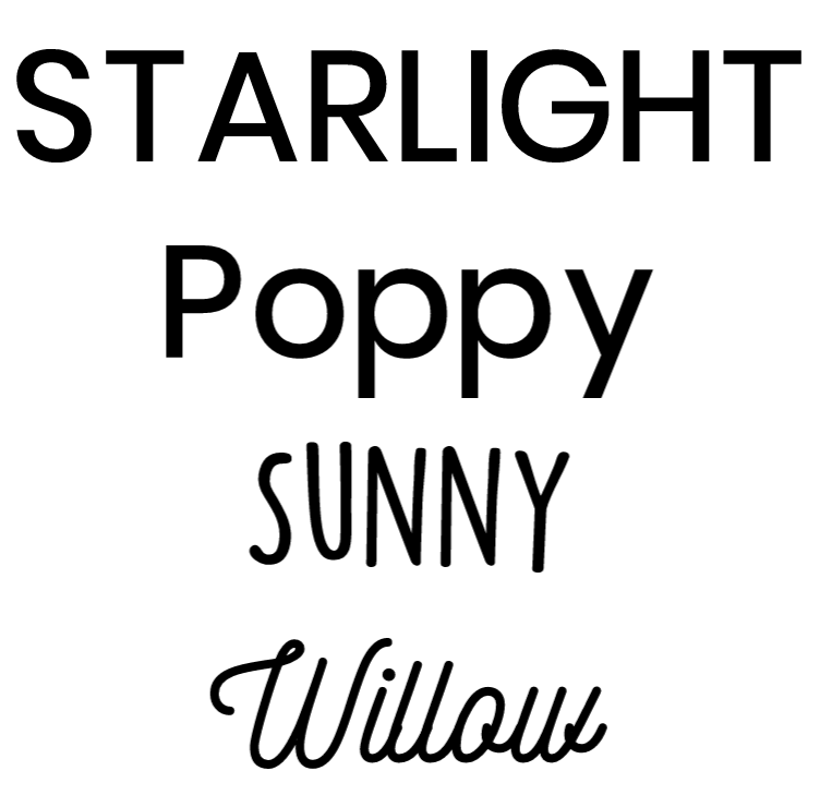 Font options Font options