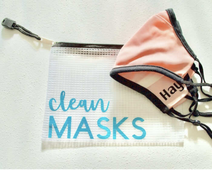 Mask pouches - set of 2